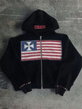 USA Zip Up Hoodie