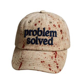 PROBLEM SOLVED Embroidery Bloody Hat