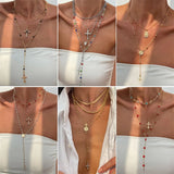 3Pcs Vermeil Unique Cross Rosary