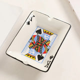 Ceramic King Poker Ashtray