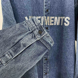 VETEMENTS Oversized Denim Jacket