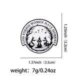 God Forbid Women Have Hobbies Witch Enamel Pin