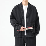 Denim Cotton Kimono Jacket