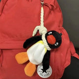 16cm Depressed Penguin Plush Keychain