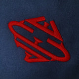 Jeffrey Epstein Embroidered 3/4 Zip Sweater