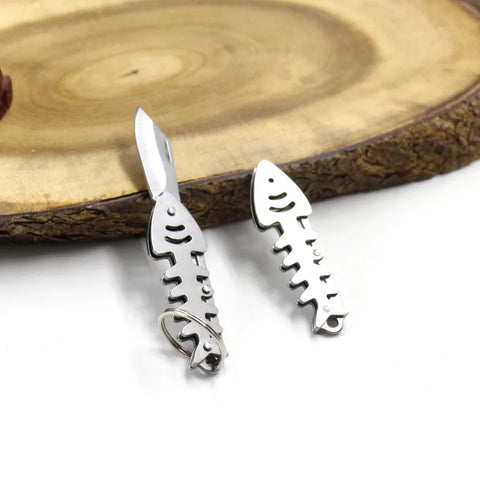 Fish Bones Outdoor Folding Knife