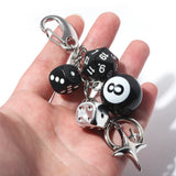 Dice Charms Keychain