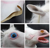Unicorn Rubber Horse Mask