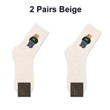 2 Pairs Polo Bear Socks