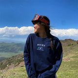 Rocky Mountain National Park Embroidered Thick Sweatshirts