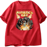 Autistic and Gay Skeleton Explosion Tee
