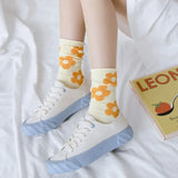 Japanese Flower Socks