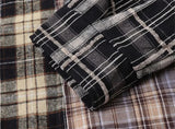 Vintage Patchwork Plaid Shirt