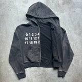 Numero Zip Up Hoodie