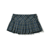 Korean Mini Plaid Skirts