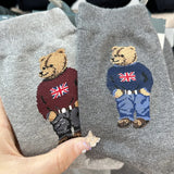 2 Pairs Polo Bear Socks