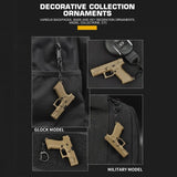 Pistol Keychain Charm