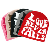 Love Never Fails Knitted Beanie