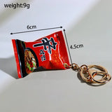 Instant Ramen Noodles Keychain