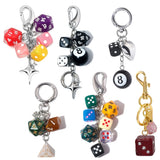 Dice Charms Keychain