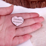 Chicken Nuggets Heart Pin