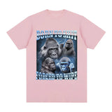 Born To Shit Forced To Wipe Gorilla Tee