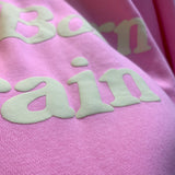 Ye Must Be Born Again Puff Print Oversized Hoodie