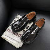 Patent Leather Unisex Tabi Loafers