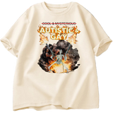 Autistic and Gay Skeleton Explosion Tee