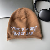 "God Save Me jpg or png?" Beanie