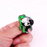 Crying Shiinji Ikari Froggy Chair Pin