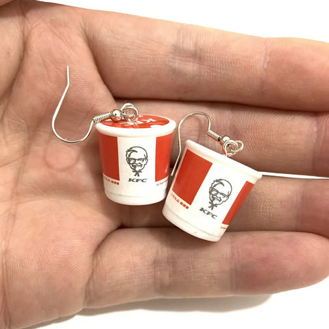 Fried Chicken KFC Earrings