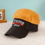 Trump Hats With Hair