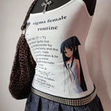 Sigma Female Routine Top