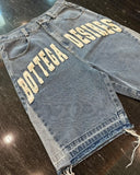 Bottega Desires Denim Shorts