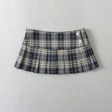 Korean Mini Plaid Skirts