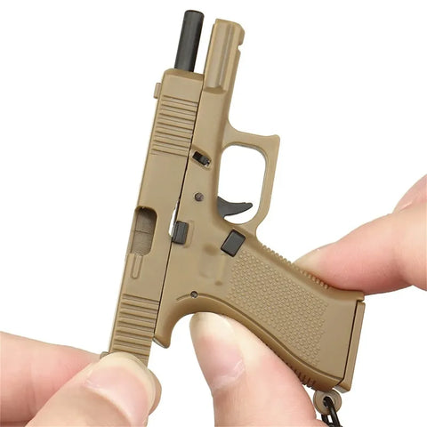 Pistol Keychain Charm