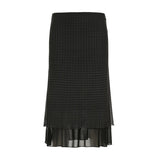 Polka Dot 2 Layer Maxi Skirt