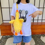 Long Hair Monster Crossbody Bag