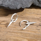 Chrome Dagger Earrings