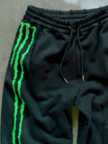 Monster Energy Embroidered Striped Track Pants