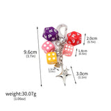 Dice Charms Keychain