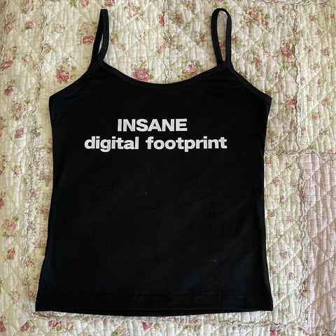 Insane Digital Footprint Crop Top