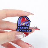 I SHIT MYSELF Taco Bell Enamel Pin