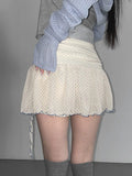 Sweet Polka Dot Mini Skirt