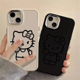 Middle Finger Hello Kitty iPhone Case