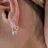Hello Kitty Lock Earrings