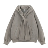 24AW Cross-Tie Shoulder Slung Hoodie