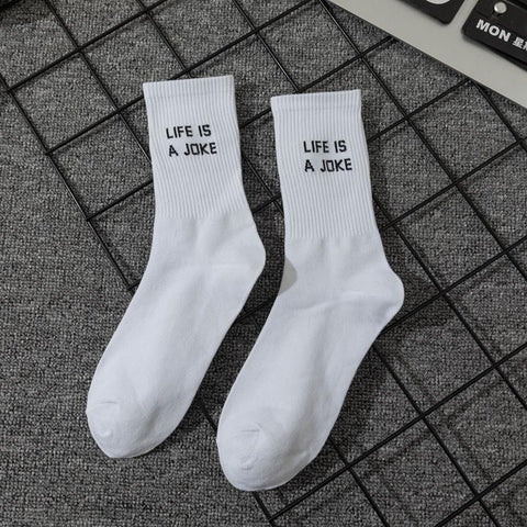 Life Is A Joke Socks
