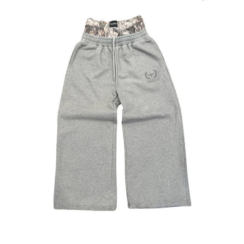 Awaited Faux Double Layered Sweatpants – White Market Awaited Faux Double Layered Sweatpants – White Market